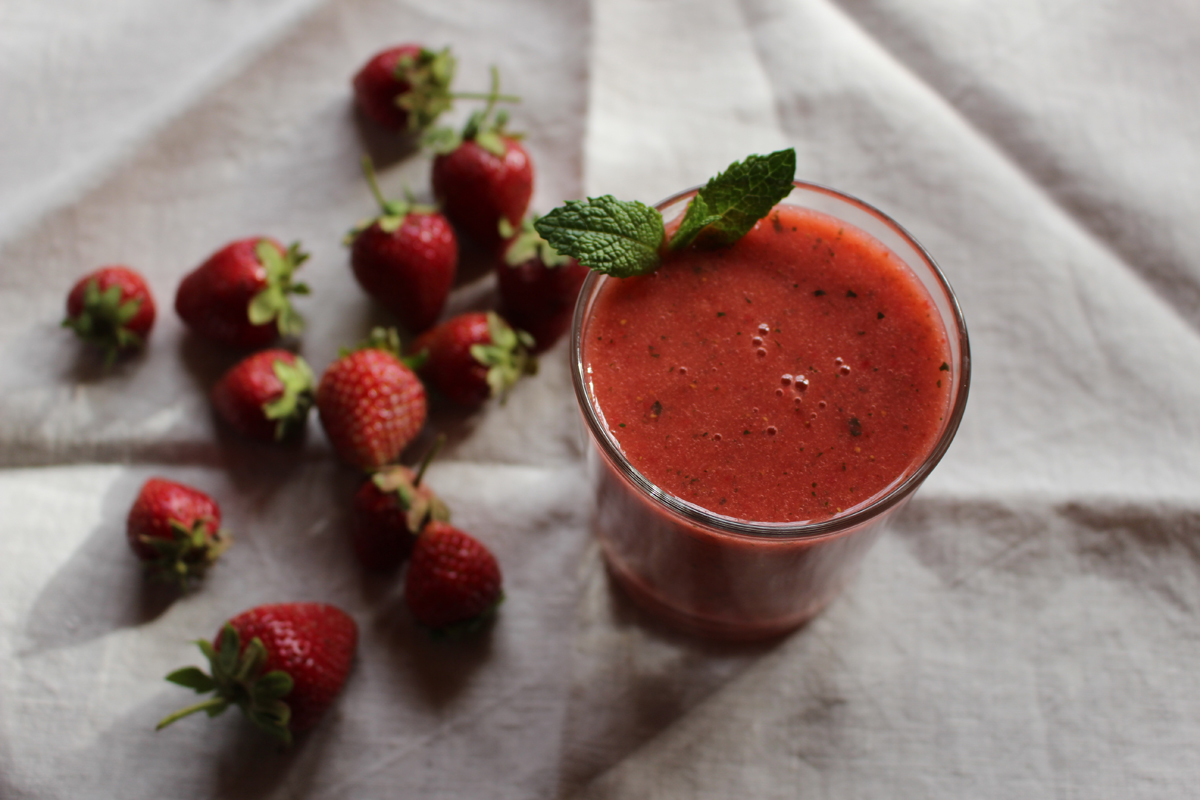 Smoothie Fraise – Menthe
